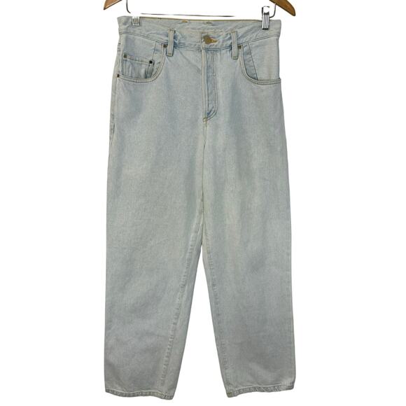 GOLDSIGN The Low Slung 90's Crop Jean High Rise Nichols Light Blue Sz. 26 - Picture 2 of 11